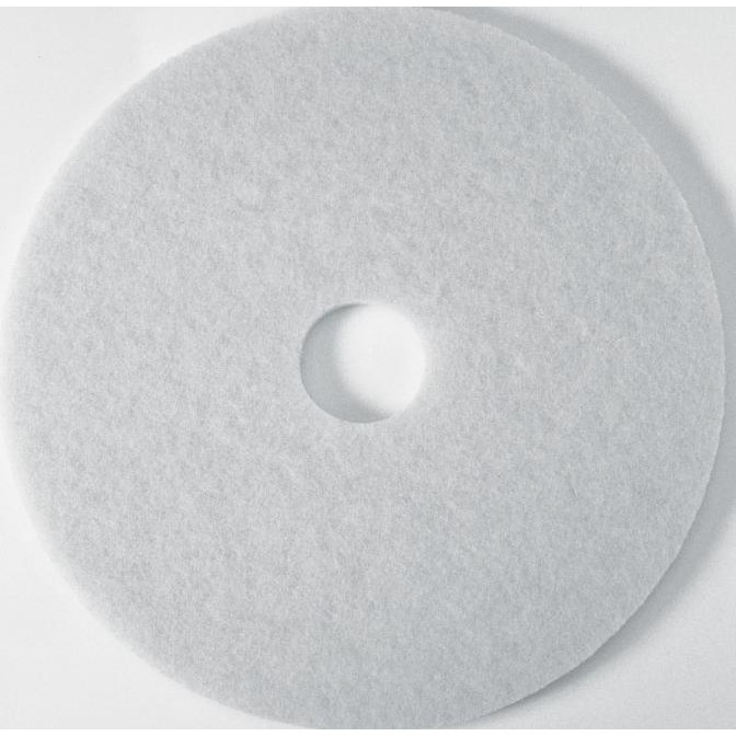 3M FLOOR PAD 16" WHITE / 3M SUPER POLISH PAD 4100 16" BARU