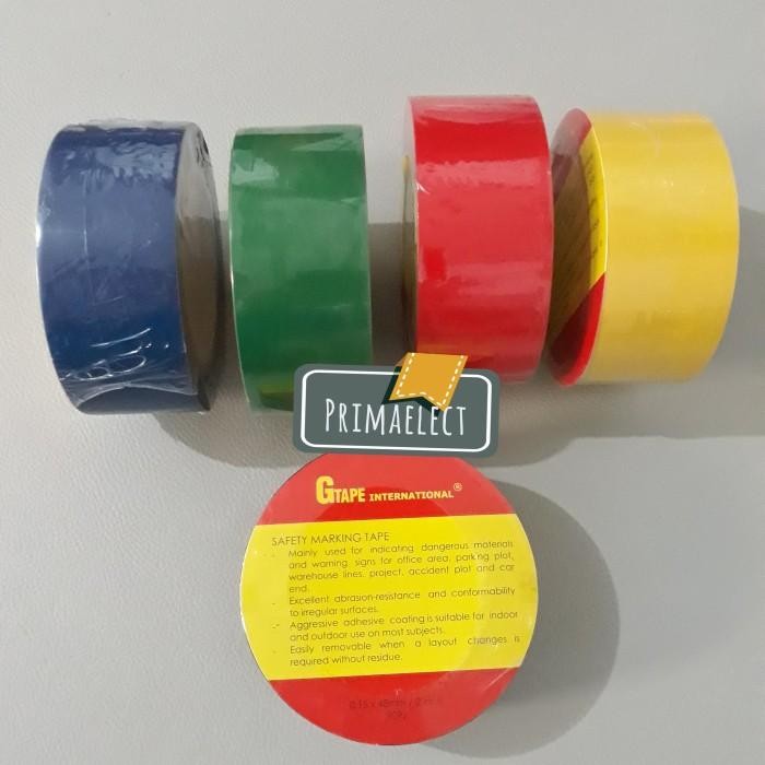 

Safety Marking Tape/Floor Tape/Lakban Lantai Gtape Berwarna