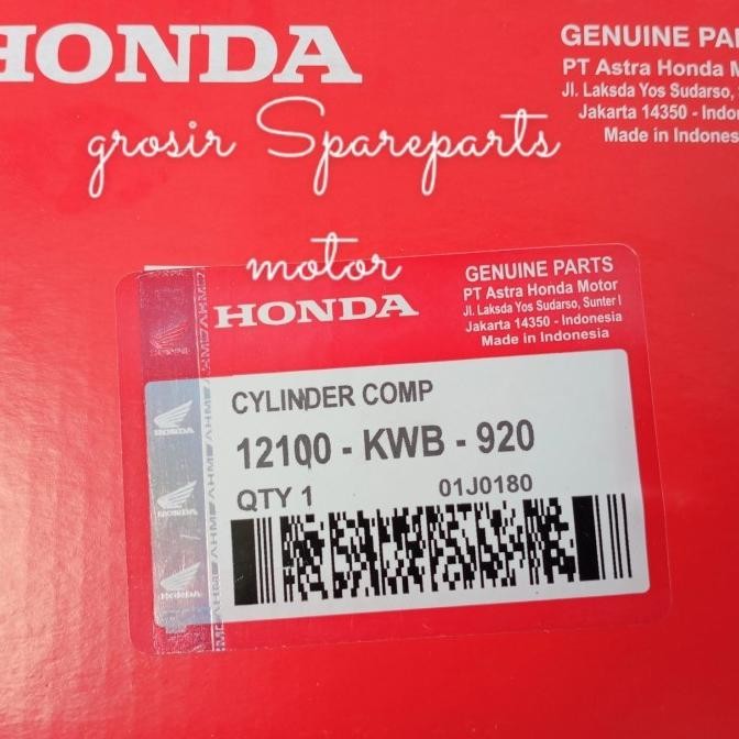 Silinder Blok Cylinder Blok Mesin Piston Honda Blade Revo Absolute 110