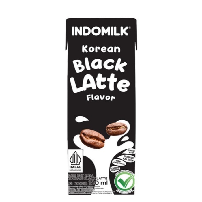 

INDOMILK Korean Susu UHT Black Latte 180 ml