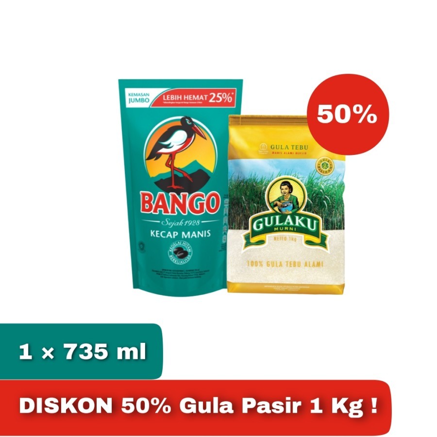 

BANGO Kecap Manis Jumbo Refill 1 × 735 ml