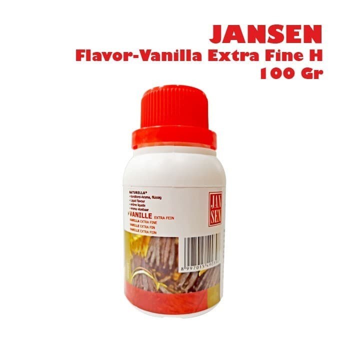 

TERBAIK Jansen Vanilla Extract Extra Fine 100 gr Vanilla jansen 100 ml