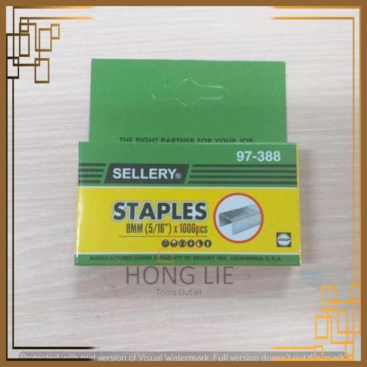 

[HLT] SELLERY ISI STAPLES/GUN TACKER 8MM(5/16")