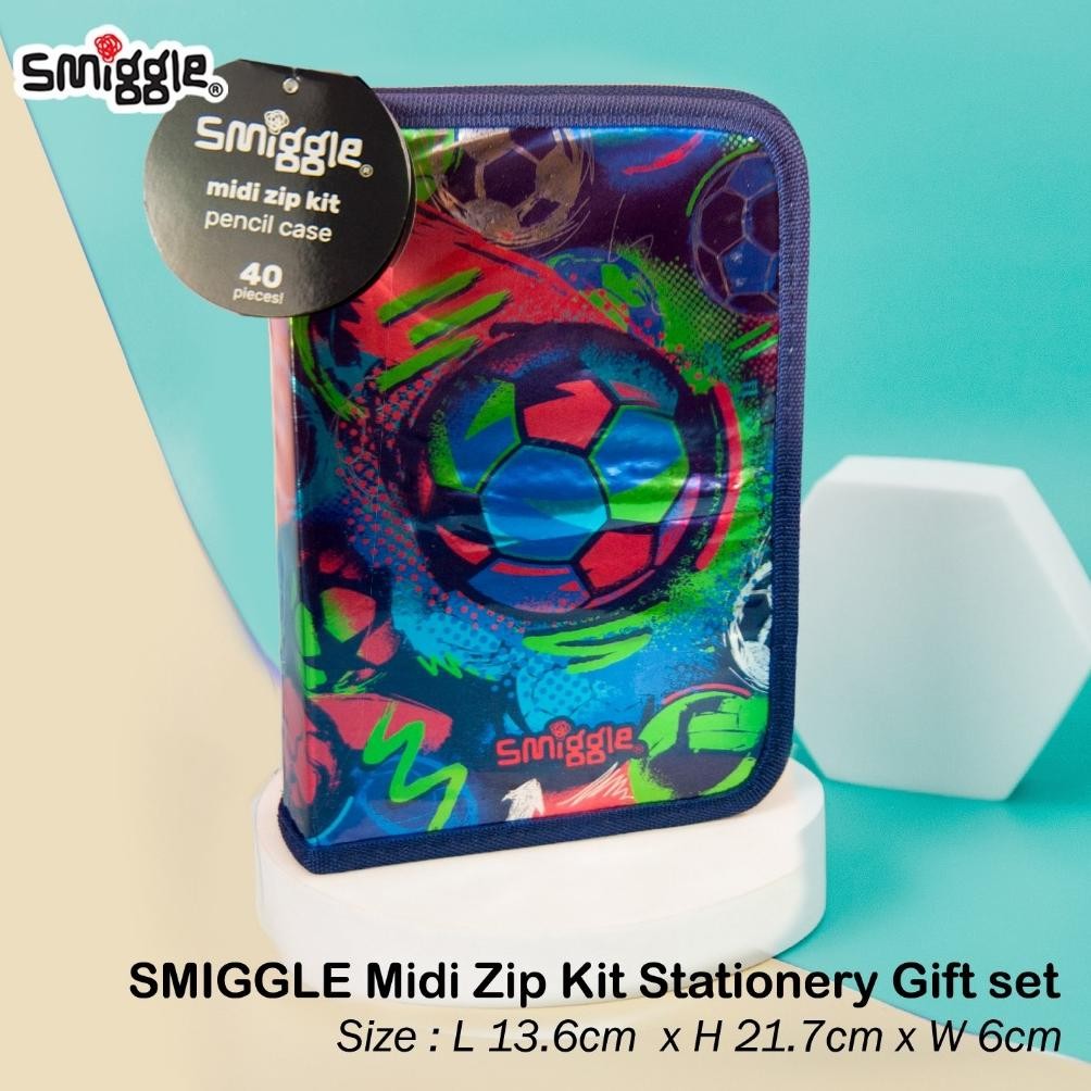 

JH85 SMIGGLE Midi Zip Kit Stationery Gift set Hemat