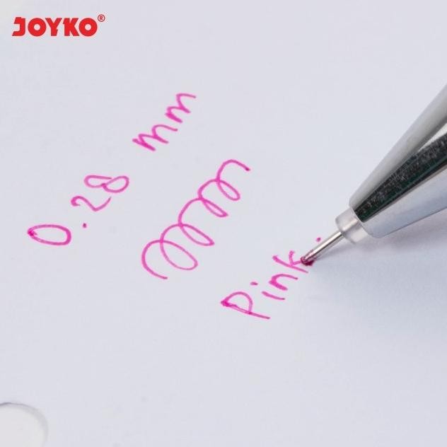 

Super Sale (1Set) Bolpen / Pulpen Hitech itech Joyko 0.28 mm ( 8 Warna ) Murah