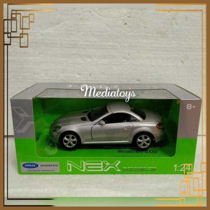 [MOT] diecast welly nex 1:24 Mercedes Benz slk350 silver