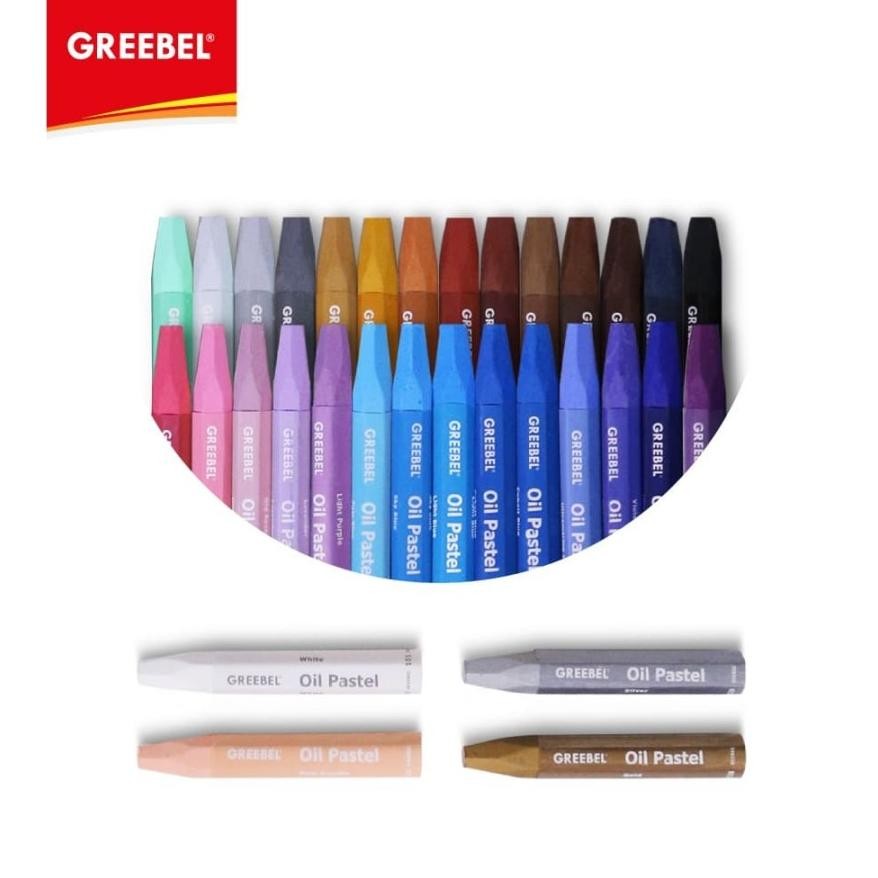 

Super Seller Krayon Greebel Kids Oil Pastel Crayon 55 Color/ Warna Oh34