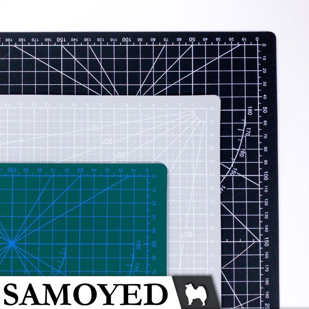 

VIRAL SAMOYED Junesix Alas Potong / Cutting Mat / Pad / Board A3 Dua (2) Sisi / Two-Sided / Double-Sided / Reversible iT-93