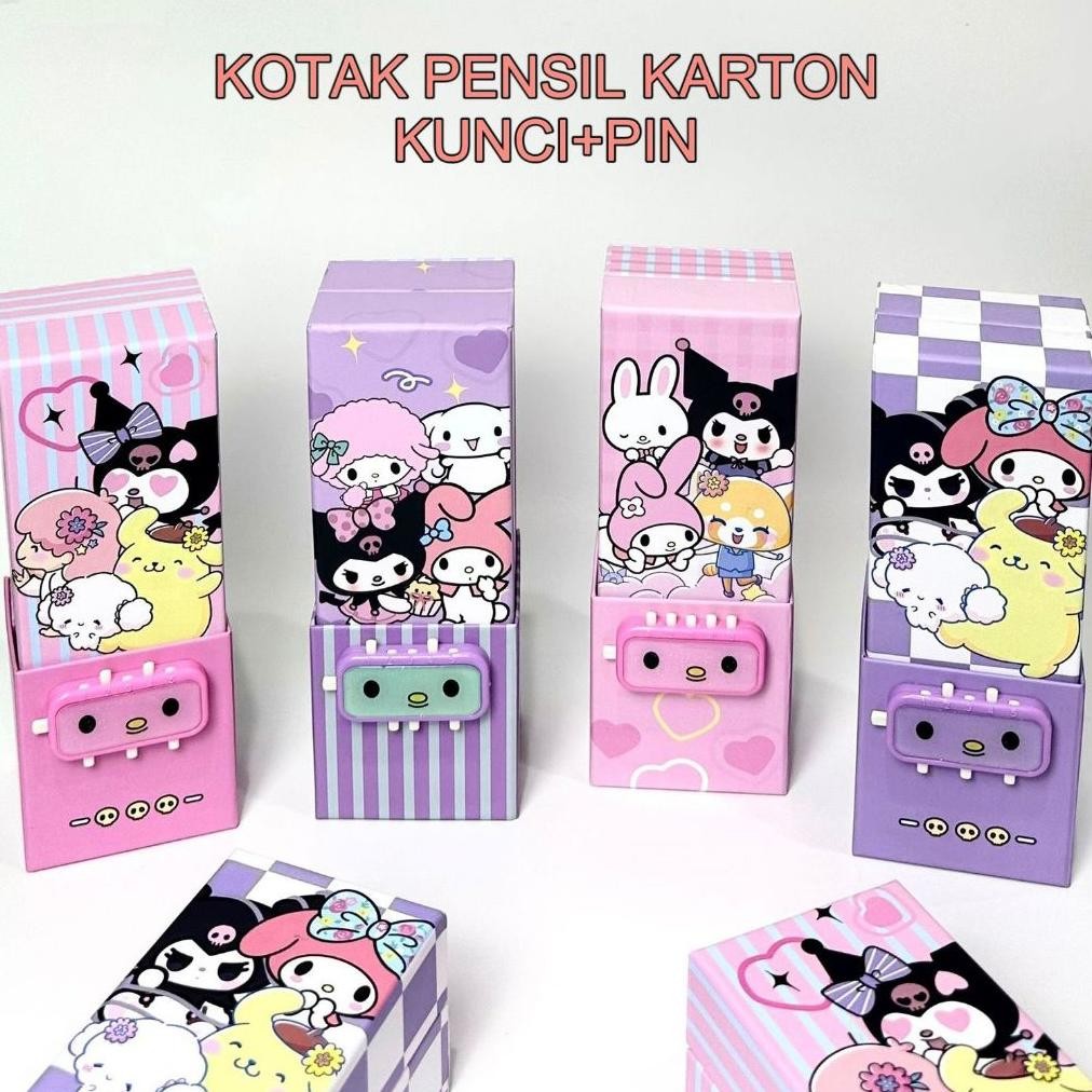 

VIRAL BOS Kotak Pensil Karton Berdiri Tingkat Pin/Cermin/Pencil Box/Wadah -98