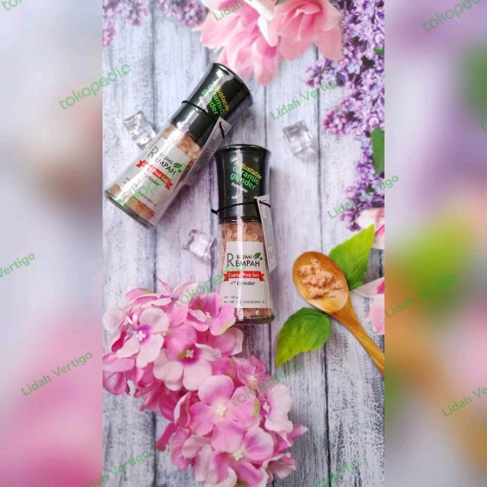 

Himalayan Coarse Pink Salt With Grinder (Bumi Rempah) - Adelineez