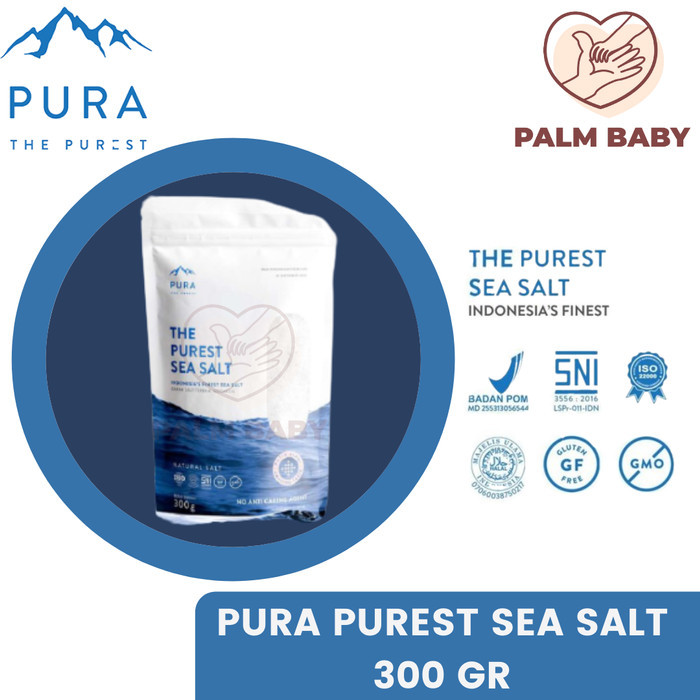 

Pura Purest Sea Salt (300 Gr) - Garam Laut (Fine / Halus) - Adelineez