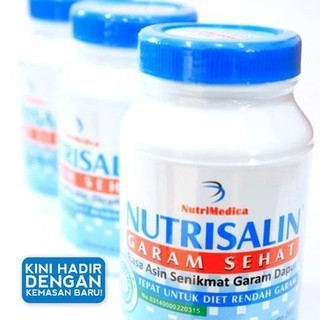 

Nutrisalin Garam Diet 200-400Gr Diskon - Adelineez