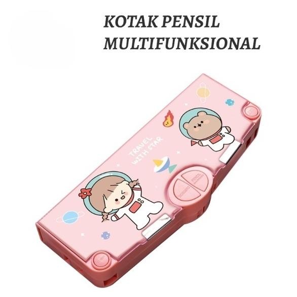 

PK32 Kotak Pensil Multifungsi Kotak Pensil Plastik Besar Pelajar Kartun Kawaii Kotak Alat Tulis Perlengkapan Hadiah Anak-anak Kotak Pena Berkualitas