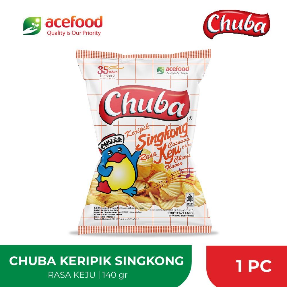 

Chuba Keripik Singkong 140gr Rasa Keju