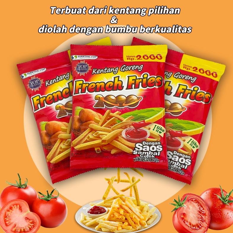 

French Fries 2000 / Snack kentang Goreng / Rasa Potato & Sambal Colek