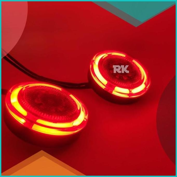 LAMPU MATA KUCING DRL SEN LED NMAX XMAX MOBIL ATV DUA WARNA GARANSI 1