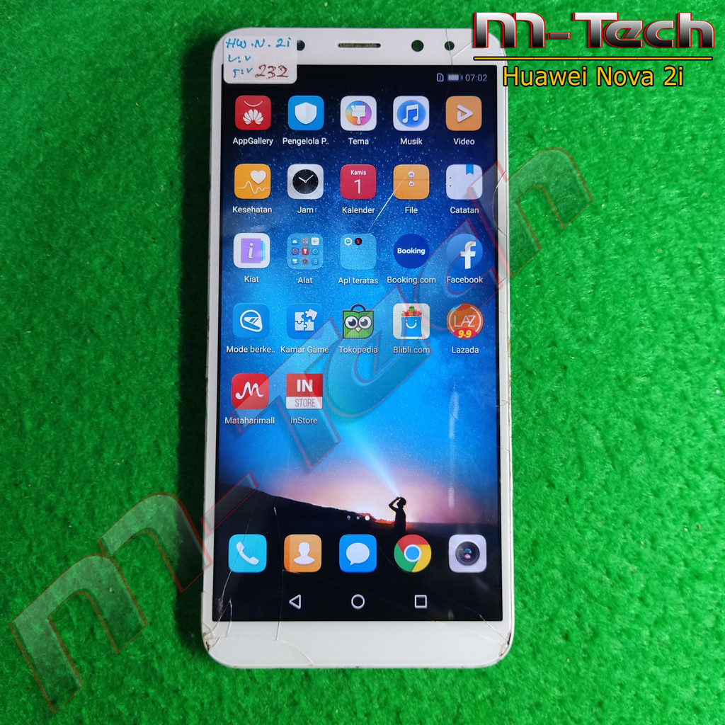 [232] LCD + Frame Huawei Nova 2i (RNE - L22) original [baca deskripsi]