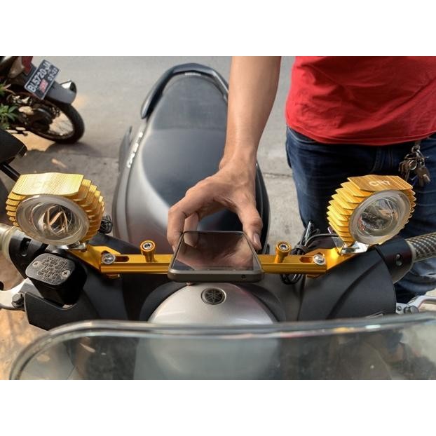 Promo Meriah Stabilizer stang+dudukan lampu+dudukan holder hp full cnc sepeda bisa untuk segala jeni