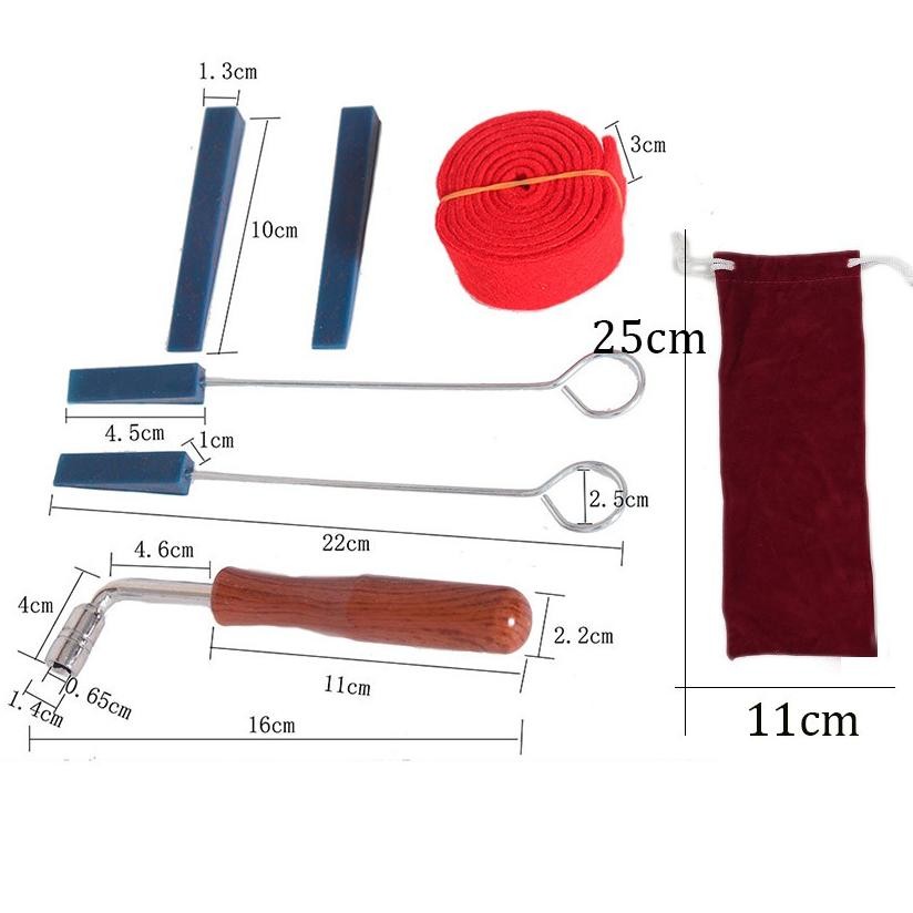Keyboard & Piano 9 Pcs Piano Tuning Palu Wol Bisu Strip Alat alat tuning Piano Alat Musik