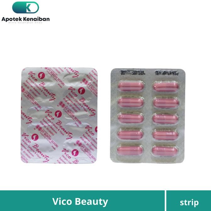 VICO BEAUTY COLLAGEN DAN VIQUA MENCERAHKAN KULIT / SUPLEMEN PEMUTIH