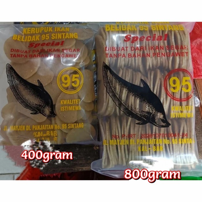 

Kerupuk Ikan 95 / Kerupuk Ikan Belidak 95 Sintang / Kerupuk Ikan Pipih