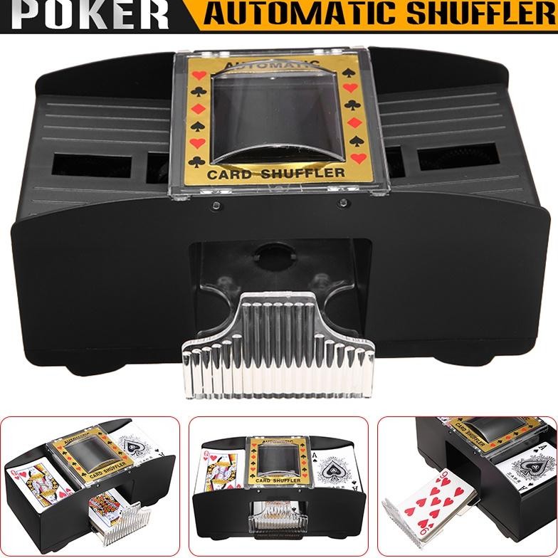 Premium Pengocok Card Otomatis Shuffler Kartu Remi Poker Electric Poker Card Shuffler High Quality