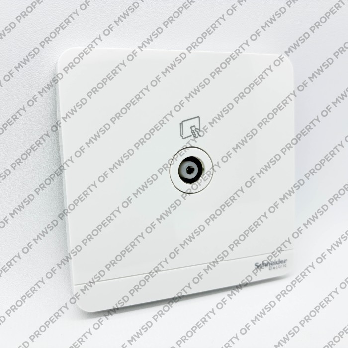 SCHNEIDER AVATARON TV SOCKET WHITE PUTIH E8331TV_WE