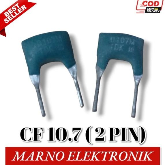 CERAMIC FILTER CF 10.7 10,7 10.7Mhz 10,7Mhz 2 PIN 2 KAKI KERAMIK ORI
