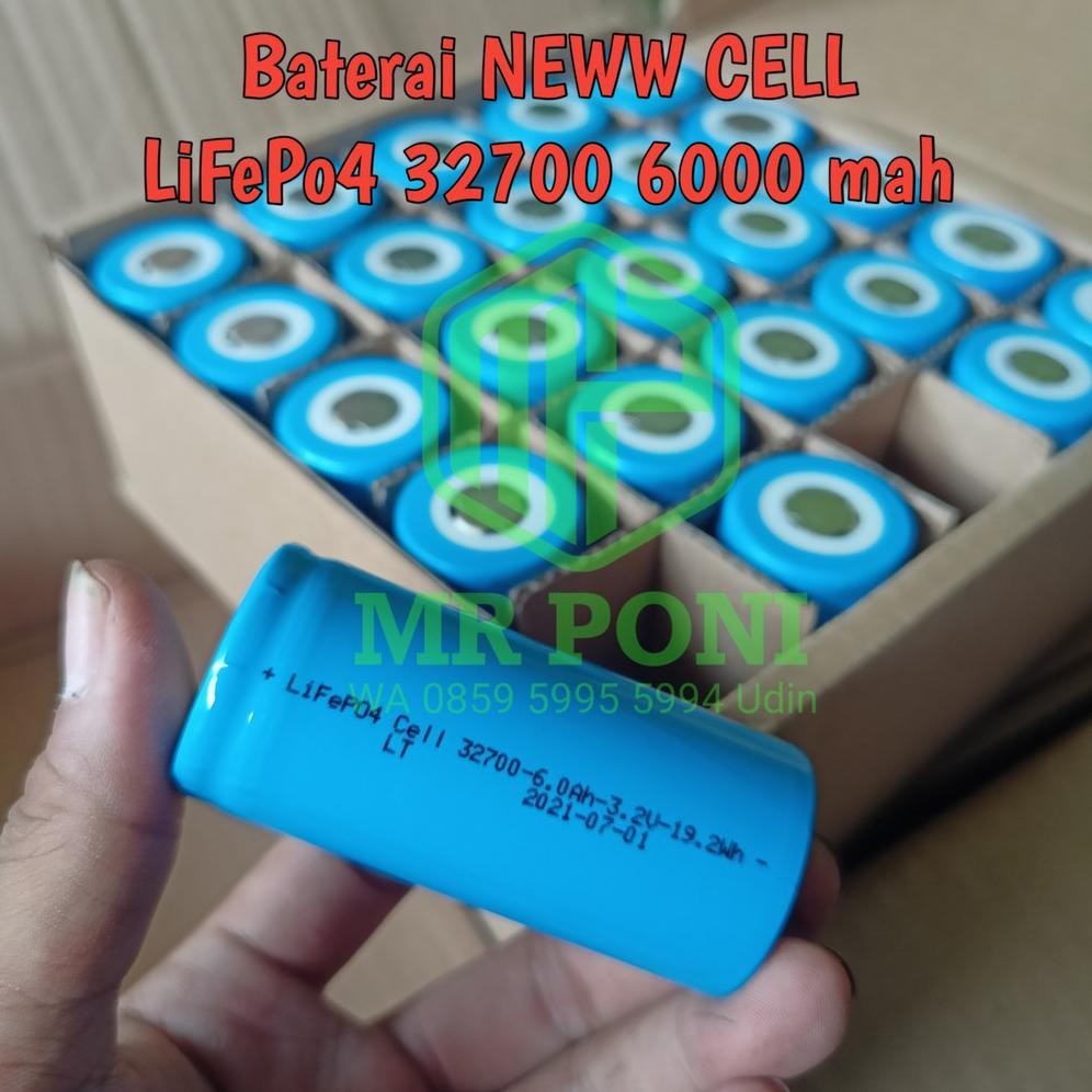 Premium Baterai Lifepo4 32700 6Ah New
