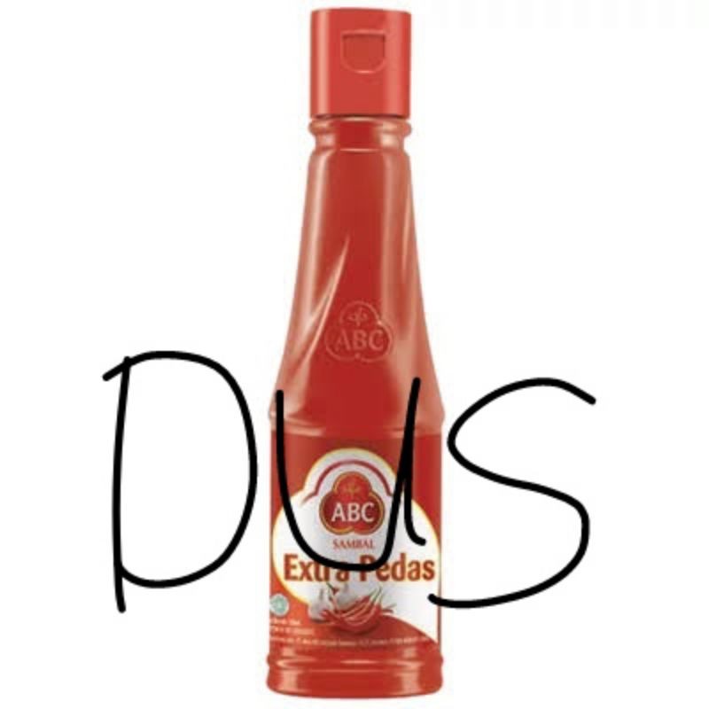 

ABC sambal extra pedas 135ml x 48botol per dus