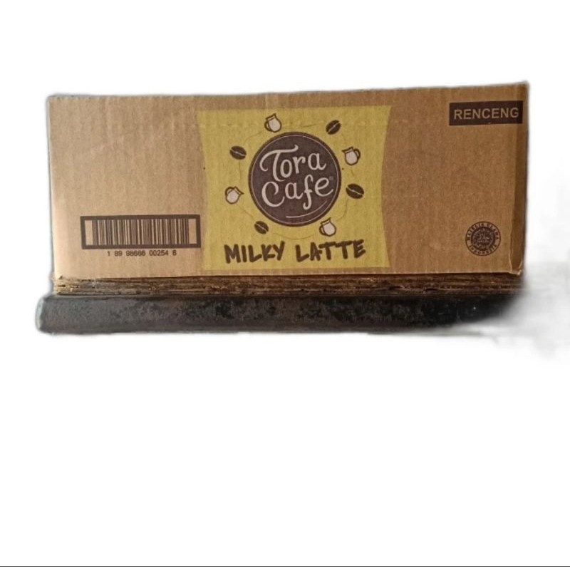 

Tora Cafe Milky Latte Per Dus Isi 12x10x22g