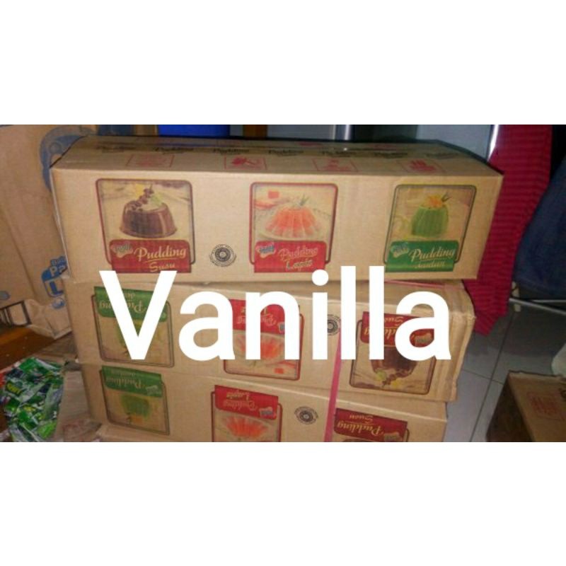 

Pudding Nutrijell Susu VANILLA 130g x 36pcs Per Dus