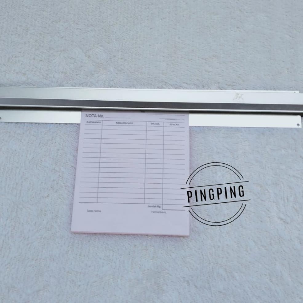 

TERMURAH Bill Holder/ Receipt Holder/ Capitan Nota Stainless/Bill Holder/ Receipt Holder/ Capitan Nota Stainless 45x6 cm/60*6cm/90*6cm/Penjepit Kertas Bon Bill Tab Grabber Aluminum Bill Holder Restaurant Getra Cafe rwet-23