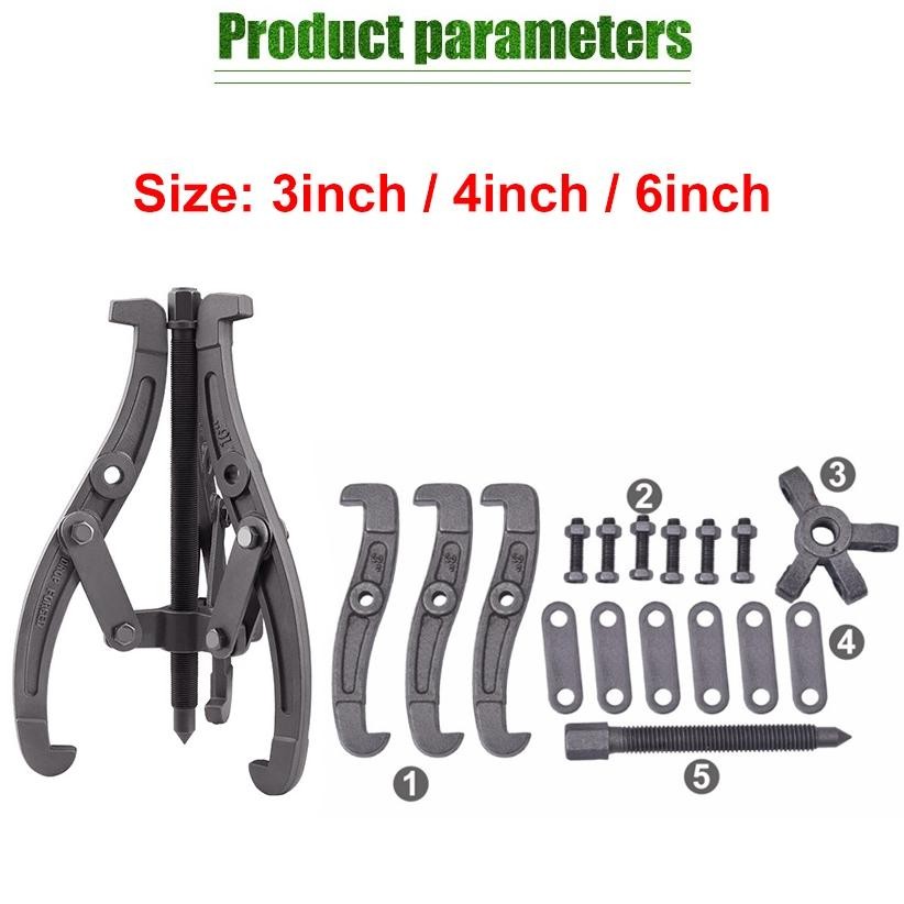Bearing Roda & Seal Mobil Treker 3 Kaki 3 4 6 Inch - Gear Puller 3 Jaw Tracker Alat Pencabut Bearing