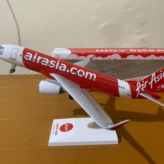 Miniatur Pesawat AirAsia A320 NEO ORIGINAL