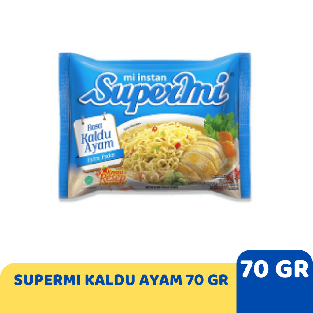 

SUPERMI KALDU AYAM 70 GR MIE REBUS