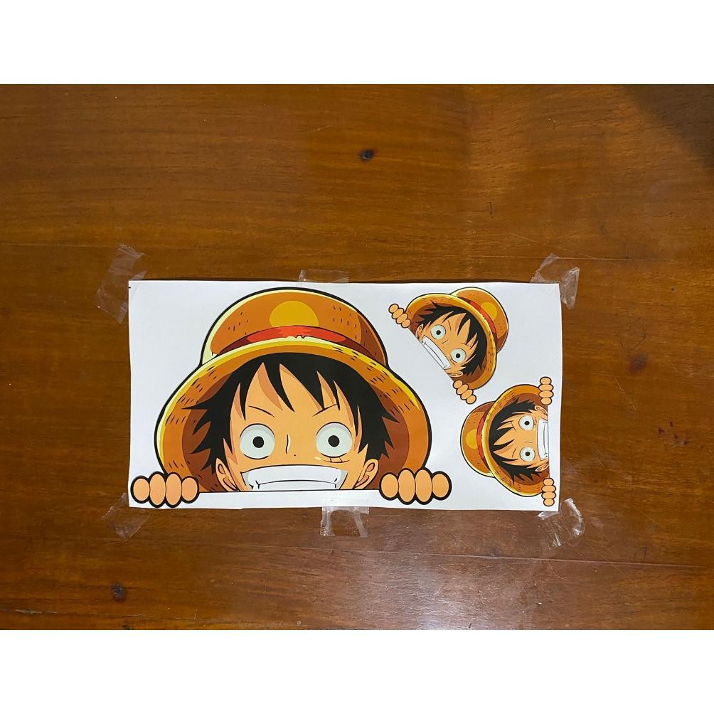 

STICKER ONE PIECE-ANIME-STICKER LUFFY-STIKER AESTHETIC LAPTOP HP TUMBLER