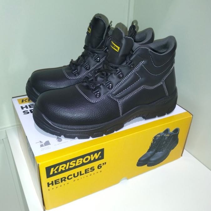 Sale Sepatu Safety Krisbow Hercules 6 Inchi/Safety Shoes Hercules 6 Inchi