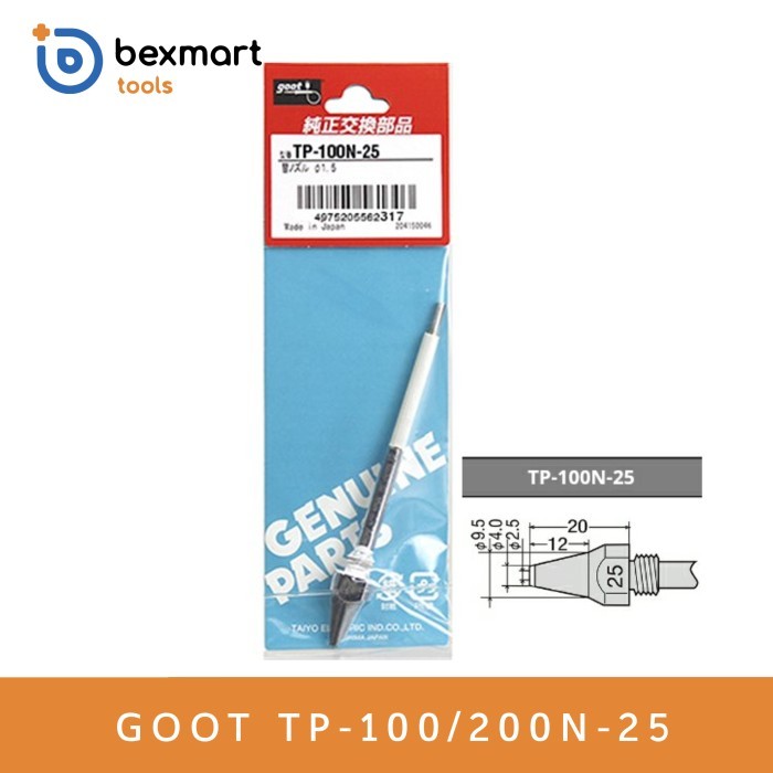 GOOT TP-100N/200N-25 TIP GOOT TP100/AS/TP200/AS