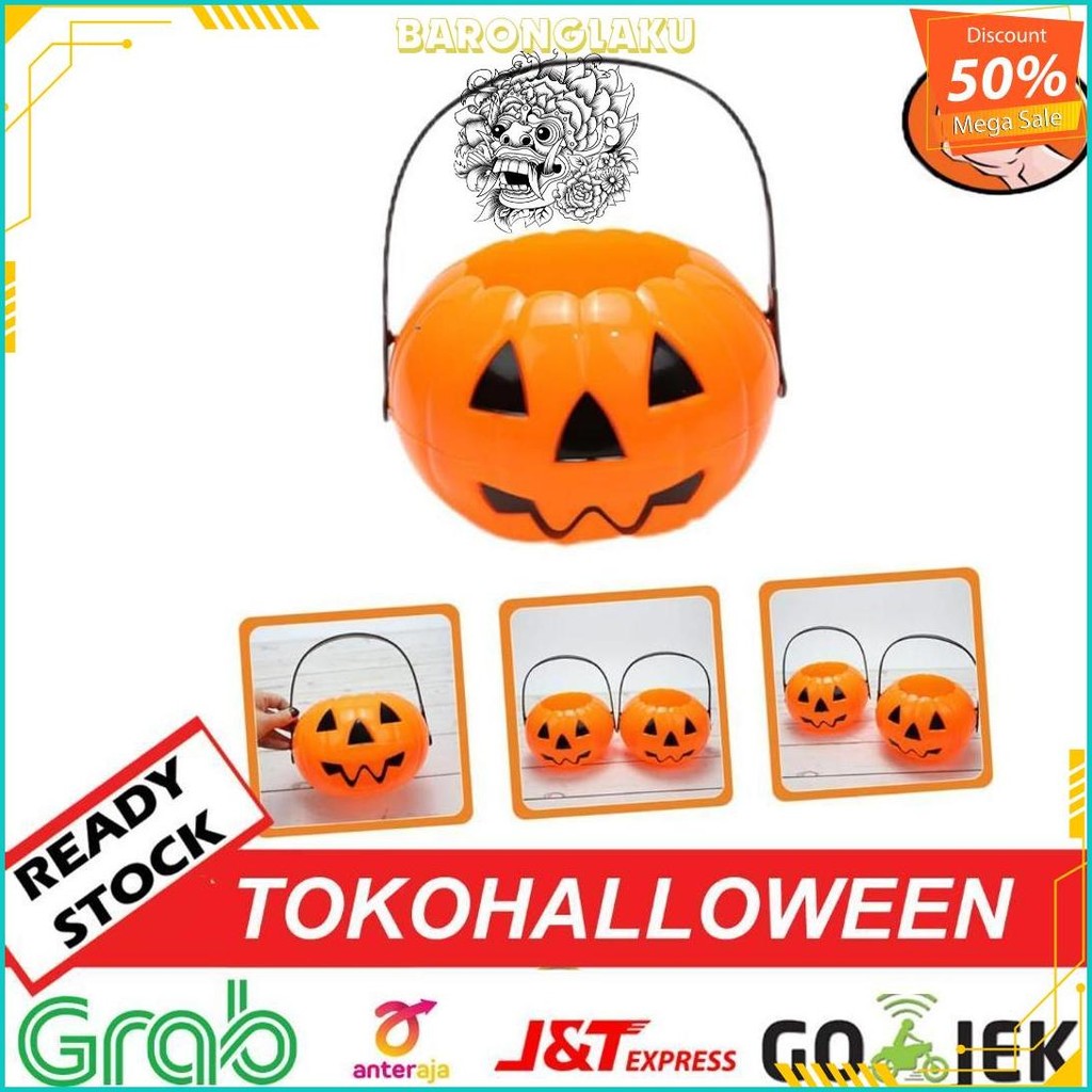 

Tas Labu Permen Halloween Trick Or Threat Pumpkin Termurah Banget