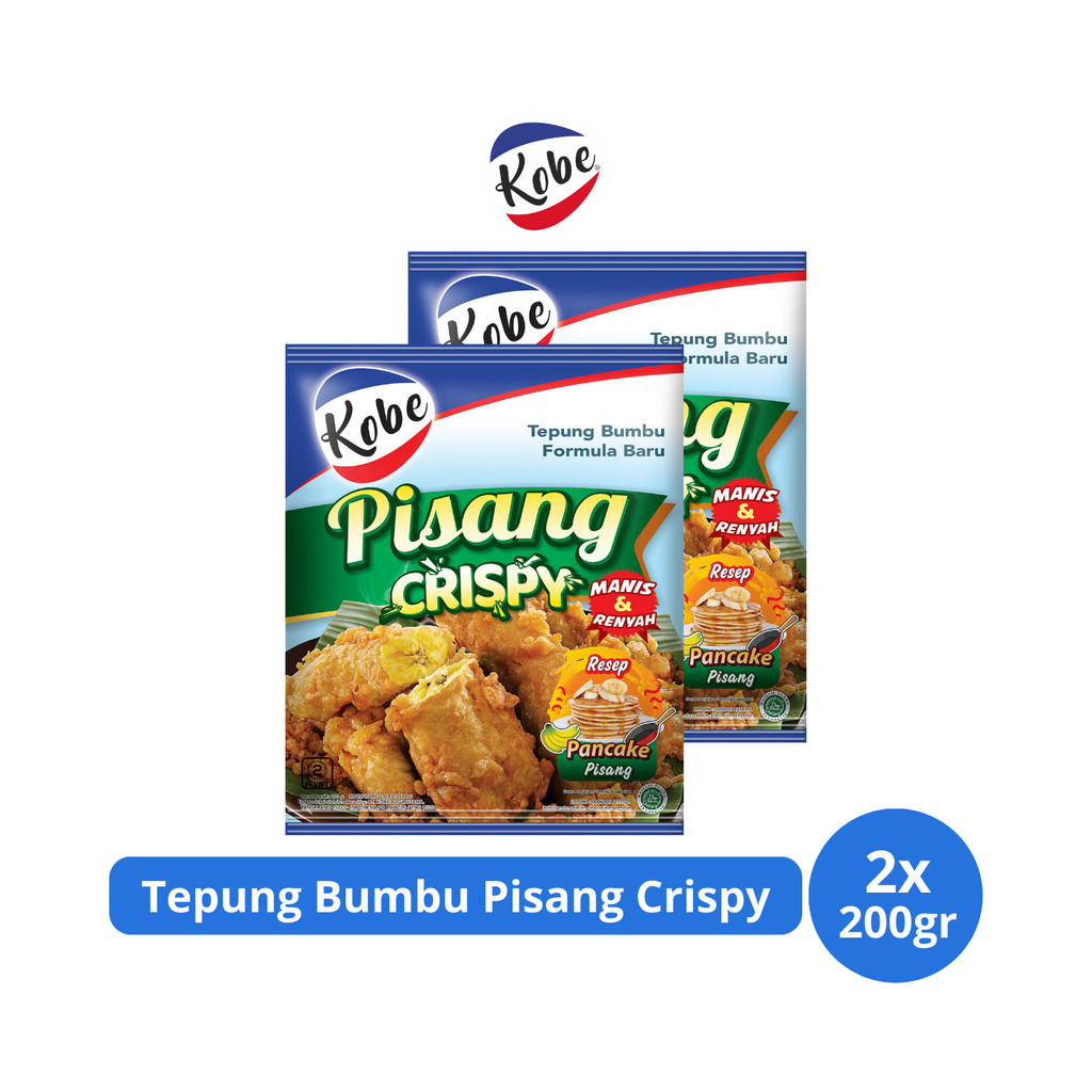 

Kobe Tepung Bumbu Pisang Crispy 200gr x 2 pcs