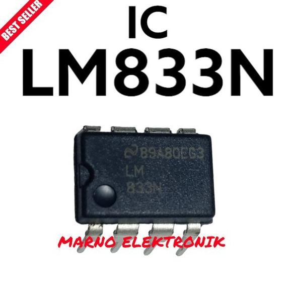 IC LM833N LM 833N LM833 LM 833 ASLI ORI ORIGINAL