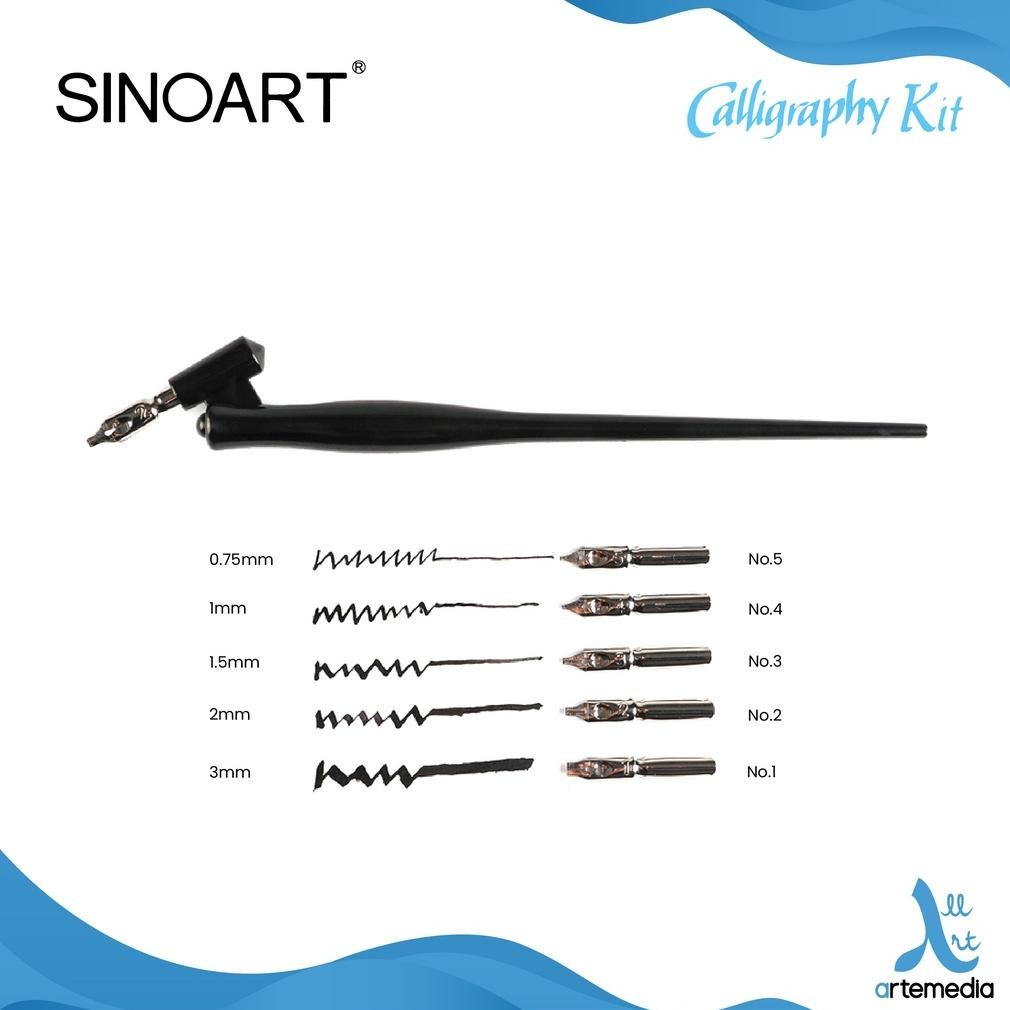 

ty-35 Sinoart Calligraphy Kit Oblique Pen Holder Viral