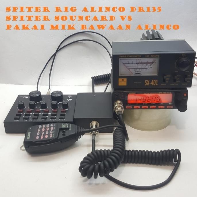 SPITER RIG ALINCO DR135 SPITER SOUNCARD V8