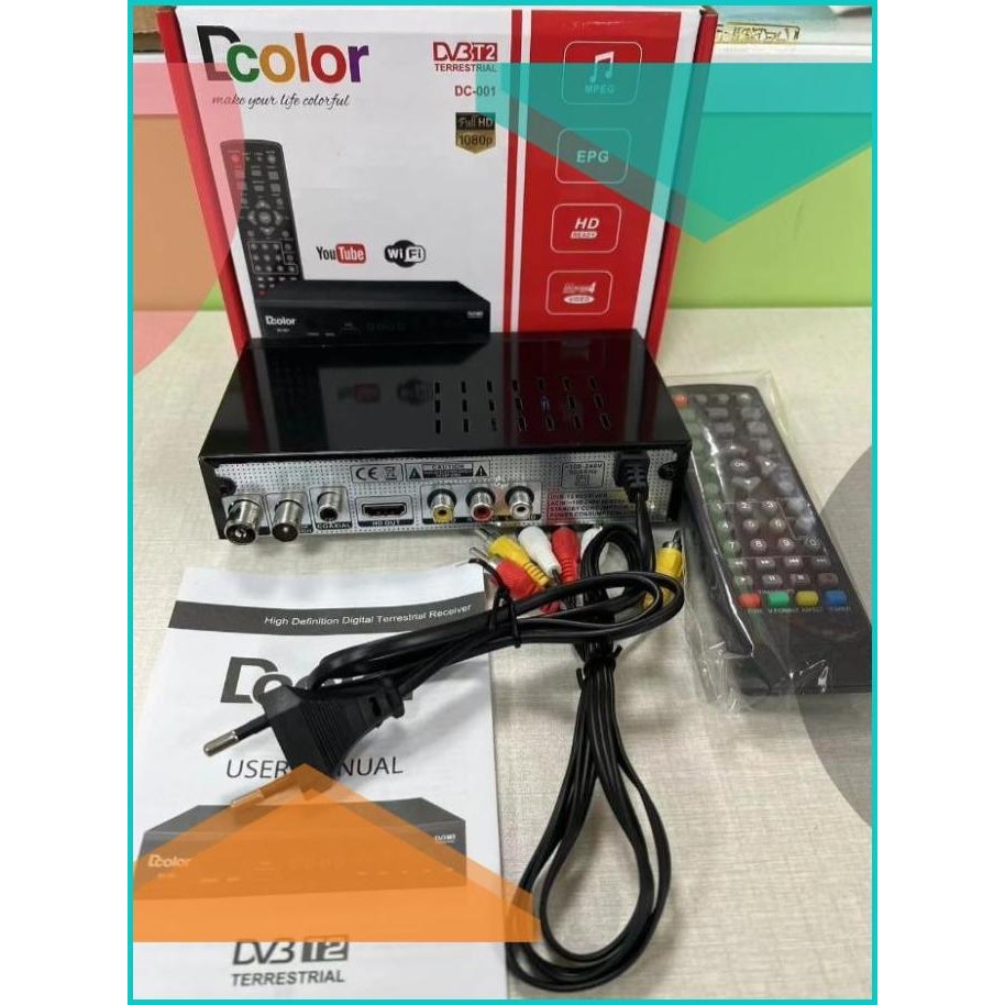 STB Tv Digital Dcolor Set Top Box Penerima siaran Digital Terbaik 140