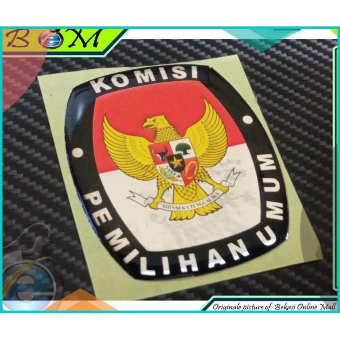 

Sticker stiker Logo timbul kpu komisi pemilihan umum 140BZ4 suku cada