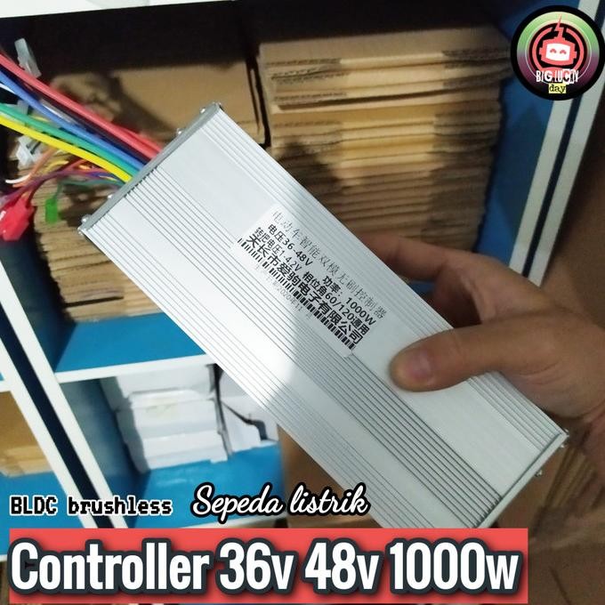 Controller 36V 48V 1000W Bldc Brushless Kontroler Selis Motor Listrik Original