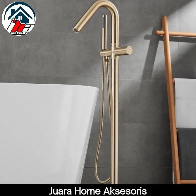 HARGA DISC - KERAN KRAN STANDING BATHTUB FREE FLOOR STANDING SHOWER MIXER FAUCET