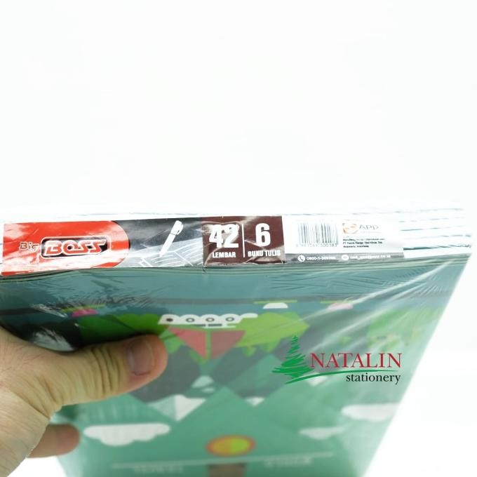 

By05 Buku Tulis Sekolah Kuliah BIG BOSS set 6 pcs 42 Lembar Sale