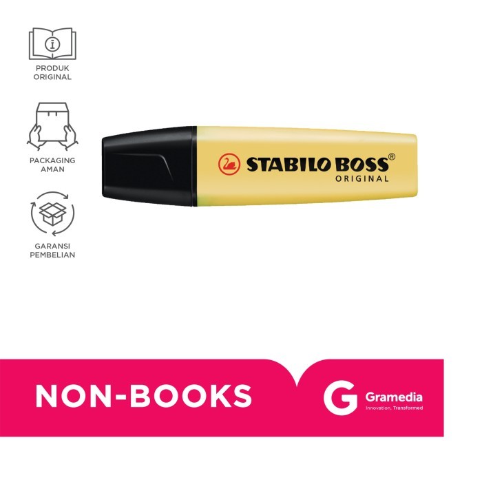 

Gramedia Cirebon - STABILO BOSS PASTEL- MILKY YELLOW 070144